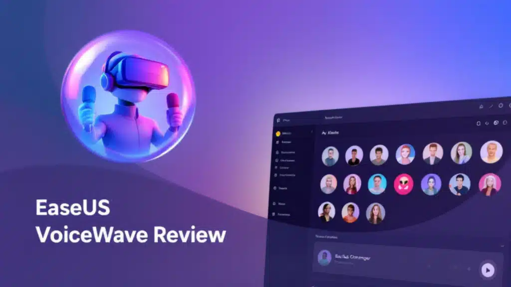 EaseUS VoiceWave Review (2025) - AI Generated Banner